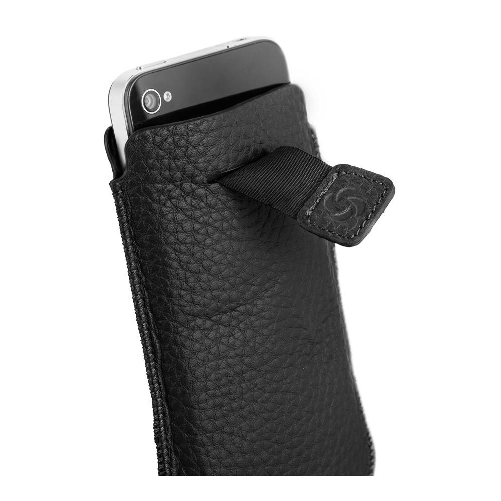 Slim Classic Leather Custodia a scorrimento Nero - Foto 2